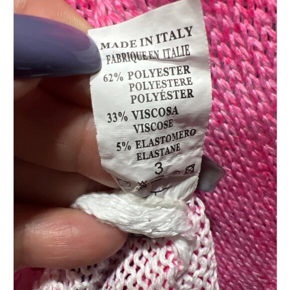 Made In Italy Swirl Printed Scoop Neck Women’s Relaxed Fit Sweater Size 3X NWOT - Picture 6 of 6